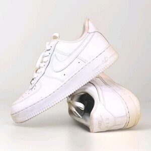Nike Air Force 1 '07 Low Mens Size 8.5‎ White Athletic Lifestyle AF1